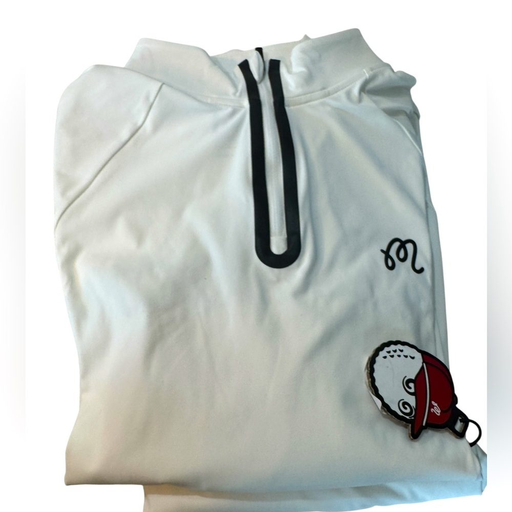 Malbon Golf Performance Raglan quarter zip, NWT - Picture 3 of 4